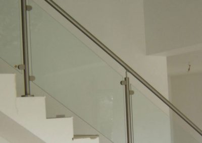 staircase glass railings Vancouver