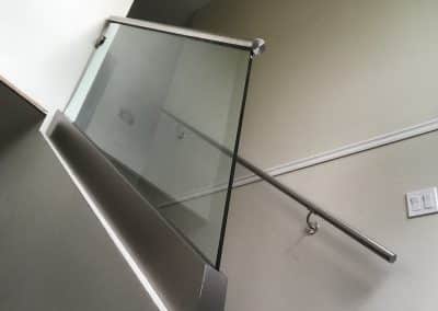 staircase glass railings Vancouver surrey