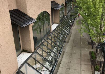 metal & glass railings