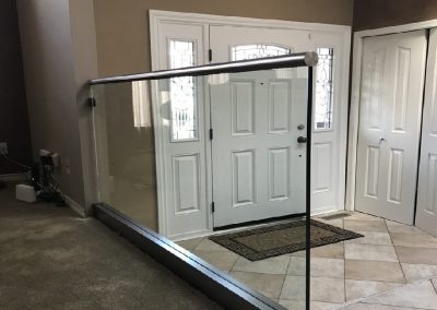 metal & aluminum & glass railings