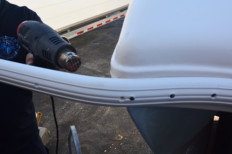 rub-rail installation