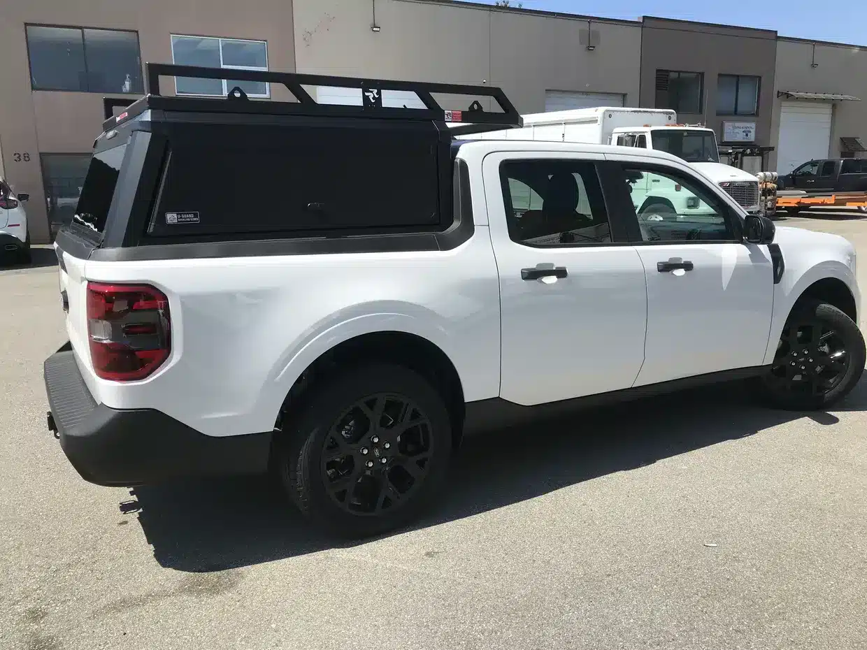over-canopy-racks-project a white boat with a white hard t top