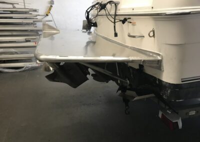 outboard engine transom bracket 06