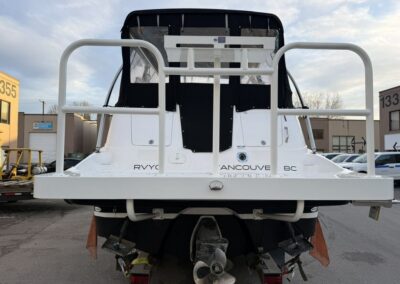 outboard engine transom bracket 12
